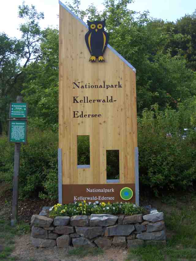 Eingang zum Nationalpark Kellerwald-Edersee